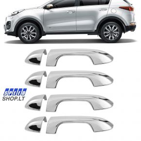 Kia Sportage chromuota rankenėlių apdaila
